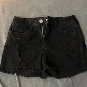 Black Jean shorts!